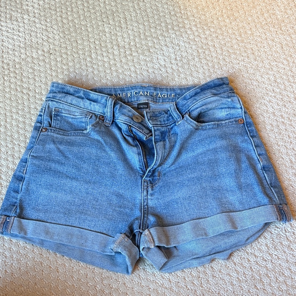 American Eagle mom short Blue Denim Shorts